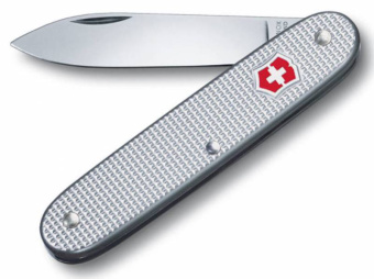 Нож перочинный Victorinox Pioneer Alox (0.8000.26) 93мм 1функц. серебристый карт.коробка - купить недорого с доставкой в интернет-магазине