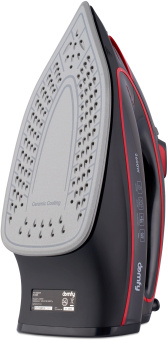 Утюг Domfy DSC-EI606 2600Вт черный/красный - купить недорого с доставкой в интернет-магазине