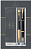 Набор ручек Parker Urban Core FK200 (CW2093381) Muted Black GT сталь нержавеющая подар.кор. ручка перьевая, ручка шариковая