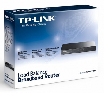 Роутер TP-Link TL-R470T+ 10/100BASE-TX черный - купить недорого с доставкой в интернет-магазине