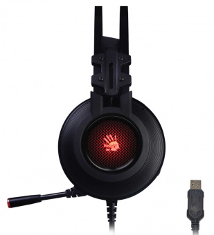 Наушники с микрофоном A4Tech Bloody G525 черный 2м мониторные оголовье (G525 BLACK) - купить недорого с доставкой в интернет-магазине