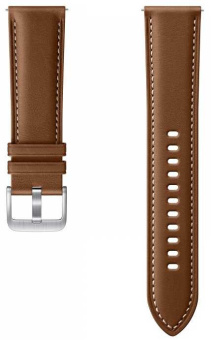 Ремешок Samsung Stitch Leather Band для Galaxy Watch 3 коричневый (ET-SLR84LAEGRU) 45мм - купить недорого с доставкой в интернет-магазине