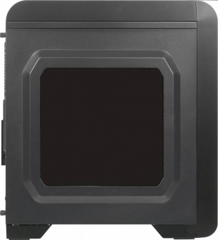 Корпус Aerocool Qs-240 черный без БП mATX 4x120mm 2xUSB2.0 1xUSB3.0 audio bott PSU - купить недорого с доставкой в интернет-магазине