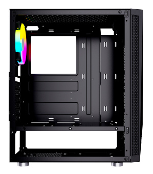 Корпус GMNG GG-CC100 черный без БП ATX 6x120mm 2xUSB2.0 1xUSB3.0 audio bott PSU - купить недорого с доставкой в интернет-магазине