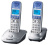 Р/Телефон Dect Panasonic KX-TG2512RUS серебристый (труб. в компл.:2шт) АОН - купить недорого с доставкой в интернет-магазине