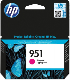 Картридж струйный HP 951 CN051AE пурпурный (700стр.) для HP OJ Pro 8610/8620 - купить недорого с доставкой в интернет-магазине