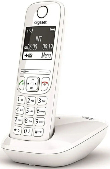 Р/Телефон Dect Gigaset AS690 RUS SYS белый АОН - купить недорого с доставкой в интернет-магазине
