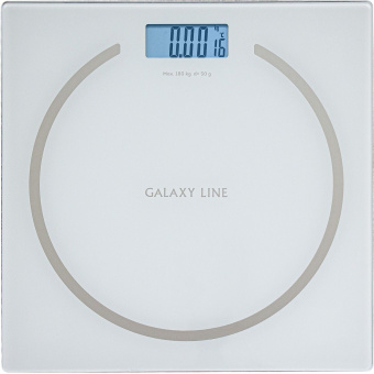 Весы напольные электронные Galaxy Line GL 4815 макс.180кг белый - купить недорого с доставкой в интернет-магазине