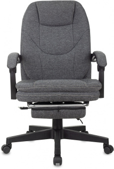 Кресло руководителя Бюрократ CH-868MSG-F серый 3C1 крестов. пластик подст.для ног пластик черный - купить недорого с доставкой в интернет-магазине