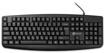 Клавиатура Оклик 105M черный USB - купить недорого с доставкой в интернет-магазине