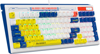 Клавиатура A4Tech Bloody B950 механическая синий/белый USB for gamer LED (B950) - купить недорого с доставкой в интернет-магазине