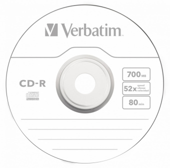 Диск CD-R Verbatim 700Mb 52x Cake Box (10шт) (43437) - купить недорого с доставкой в интернет-магазине