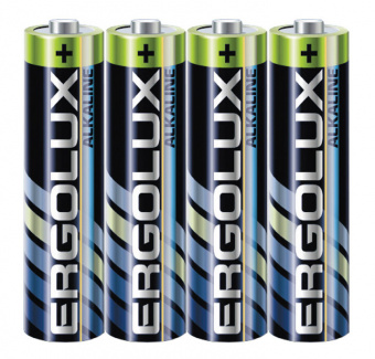 Батарея Ergolux Alkaline LR03 SR4 AAA 1150mAh (4шт) спайка - купить недорого с доставкой в интернет-магазине
