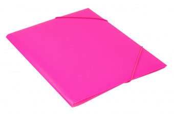 Папка на резинке Бюрократ Double Neon DNE510PINK A4 пластик кор.30мм 0.5мм розовый - купить недорого с доставкой в интернет-магазине