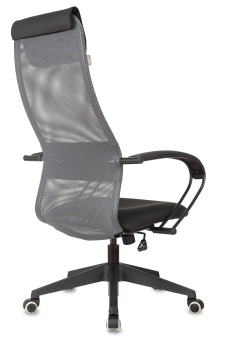 Кресло руководителя Бюрократ CH-607 темно-серый TW-04 сиденье черный Neo Black сетка/ткань с подголов. крестов. пластик - купить недорого с доставкой в интернет-магазине