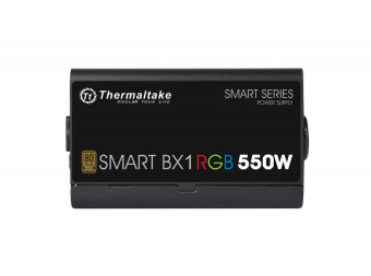 Блок питания Thermaltake ATX 550W Smart BX1 RGB 80+ bronze (24+4+4pin) APFC 120mm fan color LED 6xSATA RTL - купить недорого с доставкой в интернет-магазине