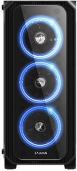 Корпус Zalman Z7 NEO черный без БП ATX 2x120mm 2x140mm 2xUSB2.0 1xUSB3.0 audio bott PSU - купить недорого с доставкой в интернет-магазине