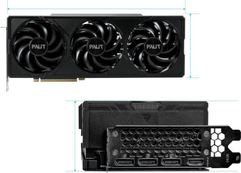 Видеокарта Palit PCI-E 4.0 RTX4080 SUPER JETSTREAM OC NVIDIA GeForce RTX 4080 Super 16Gb 256bit GDDR6X 2295/23000 HDMIx1 DPx3 HDCP Ret - купить недорого с доставкой в интернет-магазине