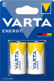 Батарея Varta Energy BL2 Alkaline LR14C (2шт) блистер - купить недорого с доставкой в интернет-магазине