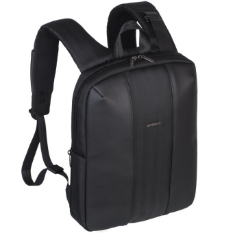 Рюкзак для ноутбука 14" Riva 8125 черный полиуретан/полиэстер женский дизайн - купить недорого с доставкой в интернет-магазине