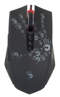 Мышь A4Tech Bloody A6 черный оптическая (4000dpi) USB3.0 (8but) - купить недорого с доставкой в интернет-магазине