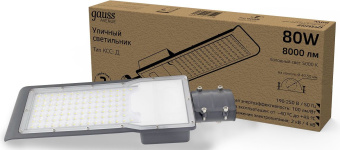 Светильник консольный Gauss 629536380 80Вт ламп.:100шт черный - купить недорого с доставкой в интернет-магазине