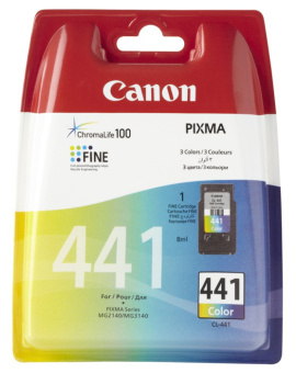 Картридж струйный Canon CL-441 5221B001 многоцветный для Canon MG2140/3140 - купить недорого с доставкой в интернет-магазине