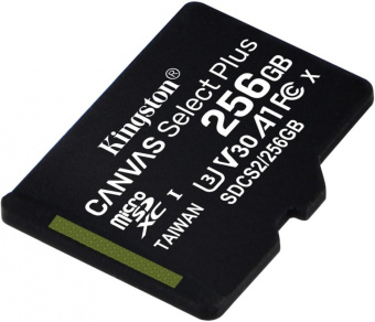 Флеш карта microSDXC 256Gb Kingston SDCS2/256GBSP Canvas Select Plus w/o adapter - купить недорого с доставкой в интернет-магазине