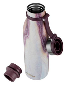 Термос-бутылка Contigo Matterhorn Couture 0.59л. белый/фиолетовый (2104547) - купить недорого с доставкой в интернет-магазине