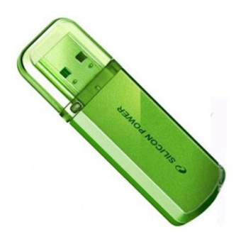 Флеш Диск Silicon Power 16Gb Helios 101 SP016GBUF2101V1N USB2.0 зеленый - купить недорого с доставкой в интернет-магазине