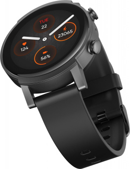 Смарт-часы ARK mobvoi Ticwatch E3 0.727мм 1.3" TFT корп.черный рем.черный разм.брасл.:22мм (P1034000400A) - купить недорого с доставкой в интернет-магазине