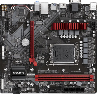 Материнская плата Gigabyte B760M GAMING DDR4 Soc-1700 Intel B760 2xDDR4 mATX AC`97 8ch(7.1) 2.5Gg RAID+VGA+HDMI+DP - купить недорого с доставкой в интернет-магазине