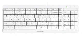 Клавиатура + мышь A4Tech Fstyler F1512 клав:белый мышь:белый USB - купить недорого с доставкой в интернет-магазине