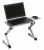 Стол для ноутбука Cactus CS-LS-T8 серебристый каркас серебристый 27x42см - купить недорого с доставкой в интернет-магазине