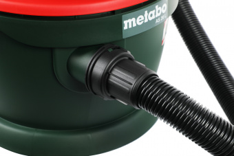 Строительный пылесос Metabo AS 20 L 1200Вт (уборка: сухая/влажная) зеленый - купить недорого с доставкой в интернет-магазине