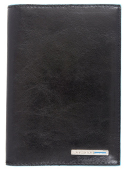Обложка для документов Piquadro Blue Square AS429B2/N черный натур.кожа - купить недорого с доставкой в интернет-магазине