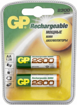 Аккумулятор GP 230AAHC AA NiMH 2250mAh (2шт) - купить недорого с доставкой в интернет-магазине