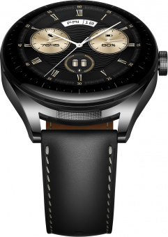 Смарт-часы Huawei Watch Buds Saga-B19T 46мм 1.43&quot; AMOLED корп.черный рем.черный разм.брасл.:140-210мм (55029607) - купить недорого с доставкой в интернет-магазине