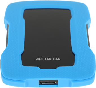 Жесткий диск A-Data USB 3.0 1Tb AHD330-1TU31-CBL HD330 DashDrive Durable 2.5" синий - купить недорого с доставкой в интернет-магазине