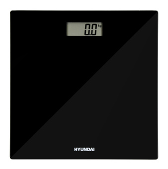 Весы напольные электронные Hyundai H-BS03239 макс.180кг черный - купить недорого с доставкой в интернет-магазине