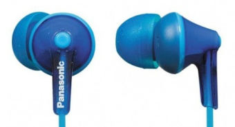 Наушники вкладыши Panasonic RP-HJE125E 1.1м синий проводные в ушной раковине (RP-HJE125E-A) - купить недорого с доставкой в интернет-магазине