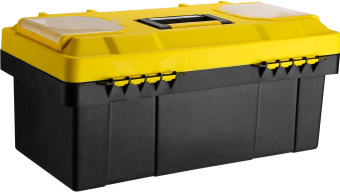 Ящик для инстр. Deko DKTB28 1отд. 6карм. желтый/черный (065-0833) - купить недорого с доставкой в интернет-магазине