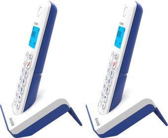 Р/Телефон Dect Alcatel S230 Duo ru white белый (труб. в компл.:2шт) АОН - купить недорого с доставкой в интернет-магазине