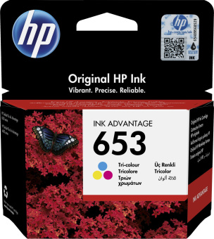 Картридж струйный HP 653 3YM74AE многоцветный (200стр.) (5мл) для HP DeskJet Plus Ink Advantage 6075/6475 - купить недорого с доставкой в интернет-магазине