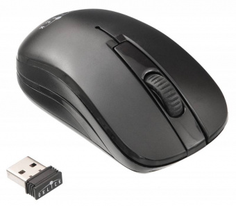 Мышь Оклик 445MW черный оптическая (1200dpi) беспроводная USB (3but) - купить недорого с доставкой в интернет-магазине