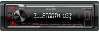 Автомагнитола Kenwood KMM-BT209 1DIN 4x50Вт v4.2 USB 2.0 AUX 1 RDS - купить недорого с доставкой в интернет-магазине