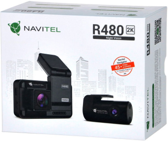 Видеорегистратор Navitel R480 2K черный 1440x2560 1440p 160гр. - купить недорого с доставкой в интернет-магазине