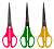 Ножницы Silwerhof 1406394 Color универсальные 160мм ручки пластиковые ассорти