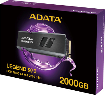 Накопитель SSD A-Data PCIe 5.0 x4 2TB SLEG-970-2000GCI Legend 970 M.2 2280 - купить недорого с доставкой в интернет-магазине