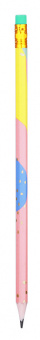 Карандаш ч/г Deli EU54800-1 Macaron HB шестигран. пластик коробка/европод. (1шт) ластик - купить недорого с доставкой в интернет-магазине